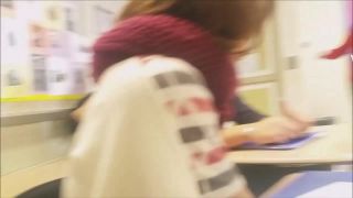 Schoolgirl s hot ass in classroom Voyeur!-0