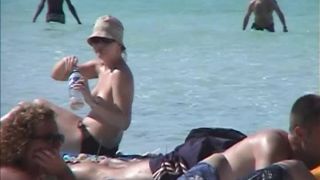 Perky Tits At The Beach Voyeur!-5