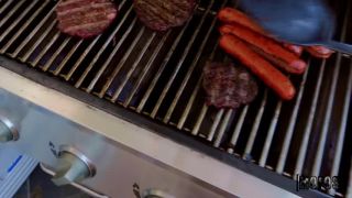 Ava Sinclaire - Anal fucking at the BBQ area - Lesbians-1