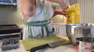 [GetFreeDays.com] Baking with Zara episodes 2 Blueberry Cake and Creampie Sex Stream January 2023-0