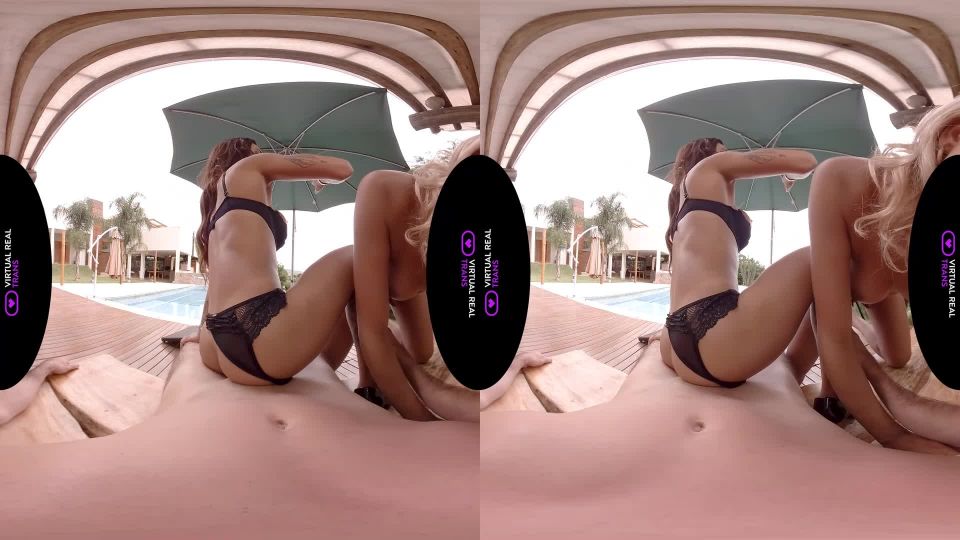 Online Tube Virtualrealtrans presents Bellatrix & Marcelle Herrera Private Outtakes - shemales