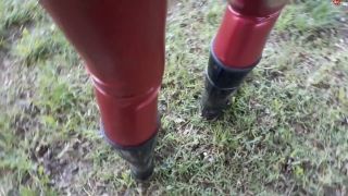 My Dirty Hobby - Shinylady2015 - Aussortierte Wetlook Lack Jacke & Regenjacke mit Gummistiefel im S... - Amateur-9