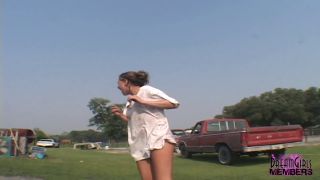 Hot College Girl Masturbates And More Public Nudity.-9