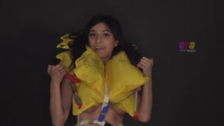 Custom Fetish - Dazz Inflates Airplane CO2 Life Vest 4K - Fetish-9