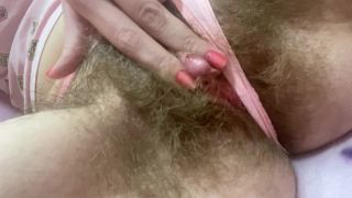 cuteblonde666 Super hairy panty orgasm - Hairy-1