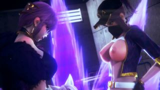 [GetFreeDays.com] Futa  League Of Legends Triple Futa  KDA Akali, Ahri, Evelynn  3D Porn indo shemale porn-0