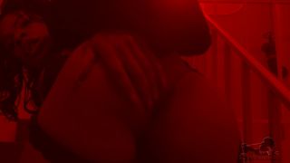 Sasha Strokes - Strokes Red Lit Stairs - Porn Stars, Solo - Sasha strokes-7