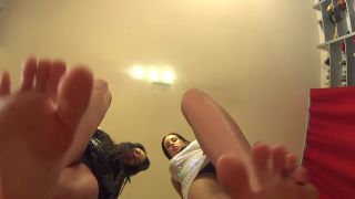 online xxx video 43 Rea, Tricia - Goddess Rea Longest Legs-REA And TRICIA-Party Mood-Giantess (GO PRO Camera) on femdom porn men feet fetish-9