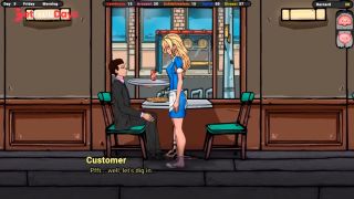 cute girl gets a job at a pizzeria and horny customers touch her ass part 2-9