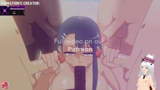 Verified Amateurs Sexy Nagatoro make a gang bang with students beach Xtremetoons animation - Jazziuu-4