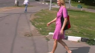 free adult clip 2 Bare Feet In The City Video - Olya 2005-06-23, greek foot fetish on femdom porn -5