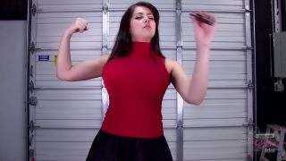 Pt 1 Princess Ellie Idol - Big Tits, Flexing, Smoking, Measuring 1080p-8