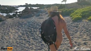 Mrs RobinsonHot Milf dares to walk Naked on a Public Hiking Trail-7