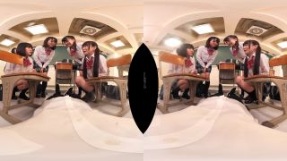 Konishi Marie, Fujinami Satori, Kaise Anju DSVR-443 【VR】 VR That Can Be A Girls School Toilet In A World Without A Toilet - JAV-9