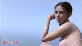 A Relaxing Handjob by Moms Friend Julie in Beach-0
