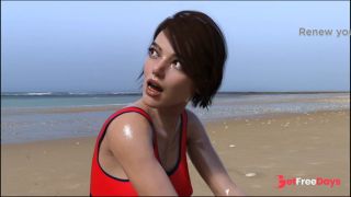A Relaxing Handjob by Moms Friend Julie in Beach-1