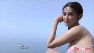 A Relaxing Handjob by Moms Friend Julie in Beach-3
