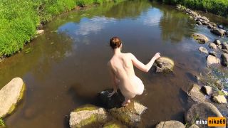 Riverside Passion: Real Outdoor Adventure After Swim Sextape-3
