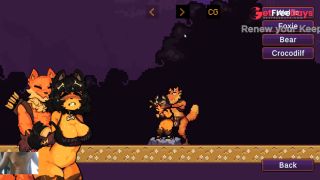 YOUNG CUTE FURRY GIRL FUCKED BY FOXMAN - GAME STRUGGLES-1
