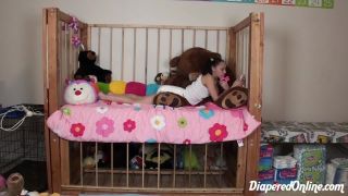 Diaperedonline2Mia Mia Multiple Overalls Over Diapers-1