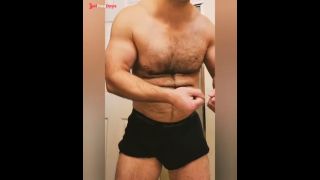 HAIRY MUSCLE STUD FLEXING AND CUMSHOT COMPILATION-5