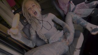 tampon fetish fisting | Car drive dildo pussy play SOLO  | anuskatzz-4