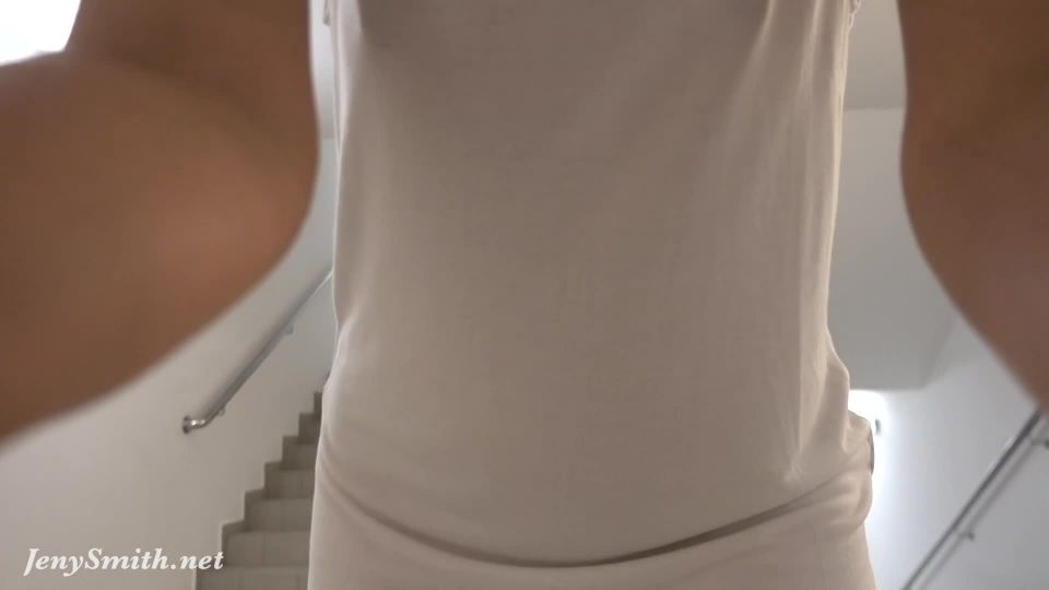 adult xxx video 29 russian big ass video Jeny Smith – Madhouse Stairs, public on high heels porn