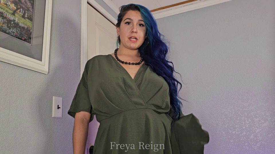 Freya Reign - Matching Panties and A Locked Up Cock - Domme