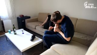 Czech SolesBare Feet In Sneakers After Workout (Foot Worship, Foot Smother, Gym Feet, Sweaty Feet, Foot Smell) - 1080p-2