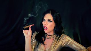 online clip 9 sfm femdom Young Goddess Kim - Celebratory Cigar, femdom on femdom porn-4