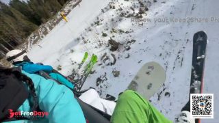 [GetFreeDays.com] Outdoor Risky Fuck on Ski Slope with perfect body brunette Porn Clip March 2023-1