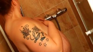 Candid – redhead with Gigantic saggy Macromastia 4# - Big tits-1