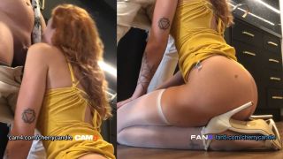 Video Cherry Candle  Redhead, Amateur Cock Sucker, Blowjob in Multi...-9