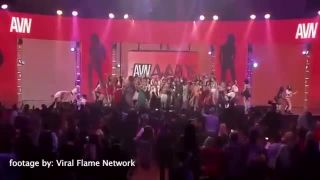 Romi Rain () Romirain - dancing on stage with lil wayne at last years avn awards red sparkly dress 30-08-2018-7