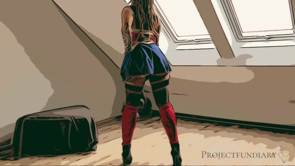 Strong Wonder Woman used like a Slut – first Time Cosplay Costume Roleplay Sex on femdom porn fetish lady