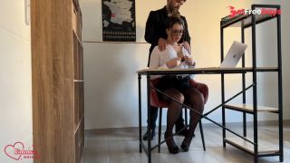 [GetFreeDays.com] The boss fucks his secretarys ass hard on his desk. He cum on the glasses. Porn Clip December 2022-1