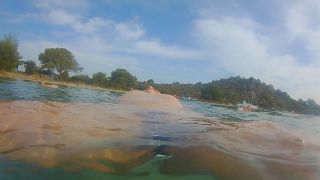 My Wife SexyDreamsBig Adventure of a Small Bottle # Underwater PUSSY PUSH EXERCISES # Naked in Public-5