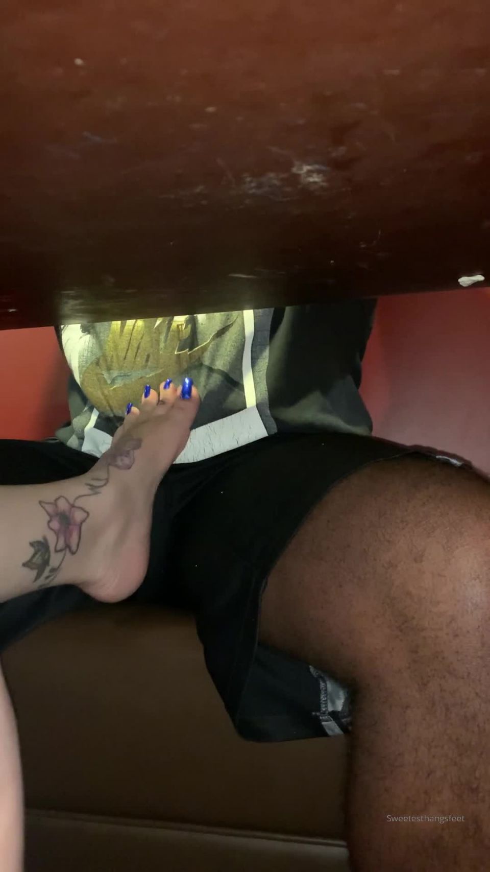 sweetesthangsfeet  23886291 started teasing him at the restaurant mmmhmmmm on handjob porn 