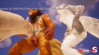 [GetFreeDays.com] Furry trio ends in creampie and squirting in intense Wild Life sex Sex Video July 2023-1