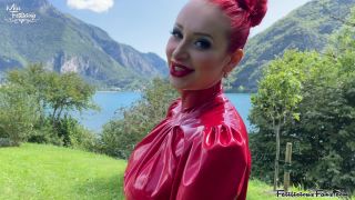 FetiliciousFans SiteRipPt 2Red Latex Blouse 1-3