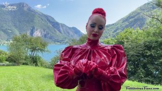 FetiliciousFans SiteRipPt 2Red Latex Blouse 1-6