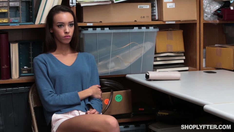 Charity Crawford, Zoey Laine - A Store Security Guard Fucks Two Young Shoplifters In His Office Full HD - Orgy sex