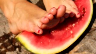 free porn video 23 blonde bdsm femdom porn | Feet Cruush Watermelon | blonde goddess-6