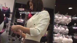 Hot lady shops for a new bra-1