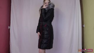 A Teen Girl Is Just Dancing In A Down Jacket  No Porn Video For Down Jacket Lovers 1080p-0