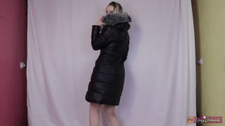 A Teen Girl Is Just Dancing In A Down Jacket  No Porn Video For Down Jacket Lovers 1080p-3