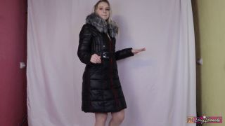 A Teen Girl Is Just Dancing In A Down Jacket  No Porn Video For Down Jacket Lovers 1080p-5