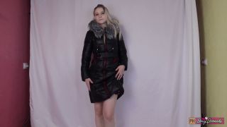 A Teen Girl Is Just Dancing In A Down Jacket  No Porn Video For Down Jacket Lovers 1080p-6