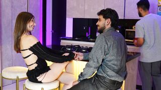 Latina Schoolmate Fucks While Cooking Amateur Big Dick Porn-1