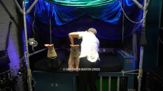 MISTRESS BATON - Double Bondage & Bastinado.-2
